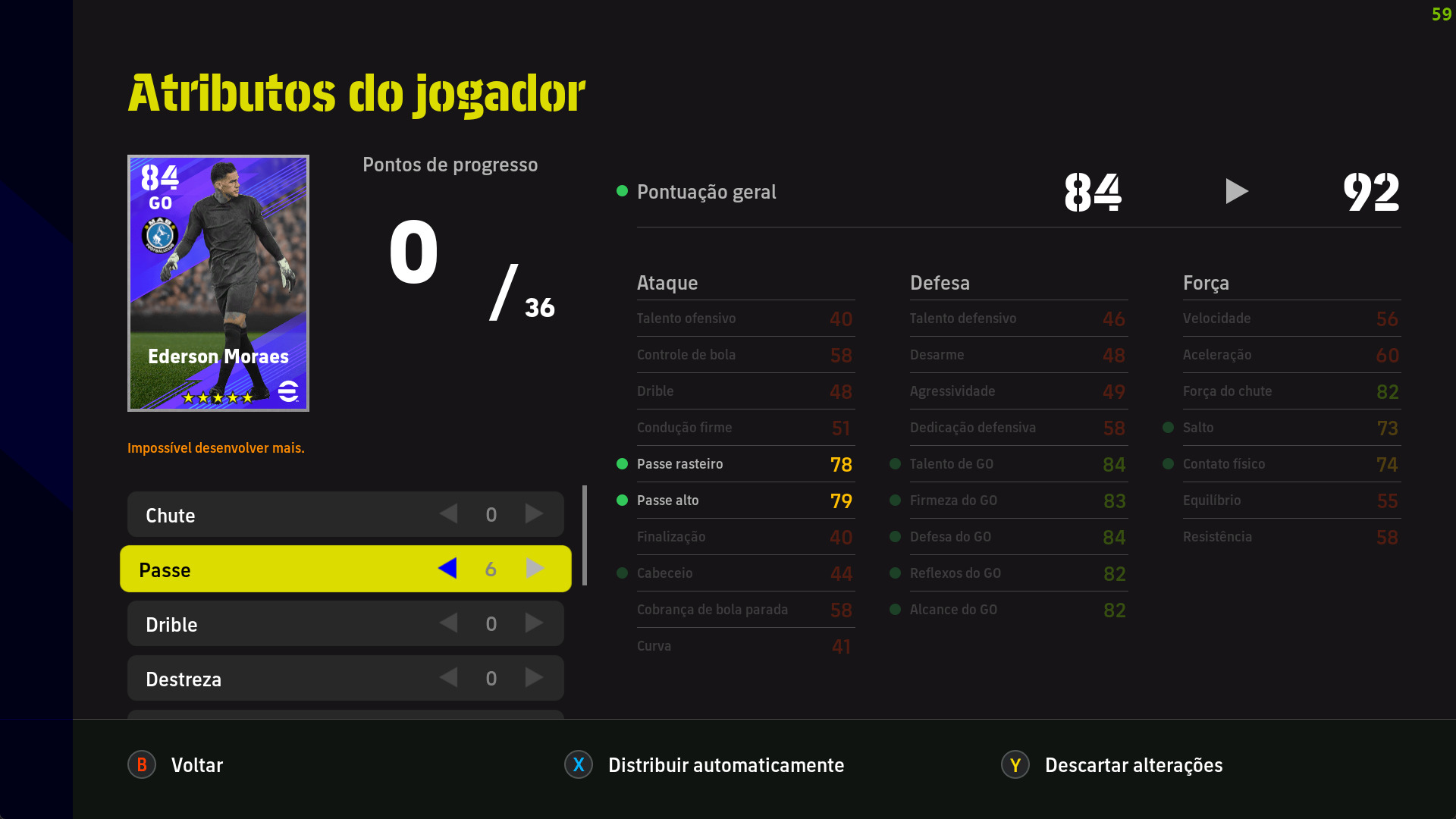 Treino sugerido Gatopes