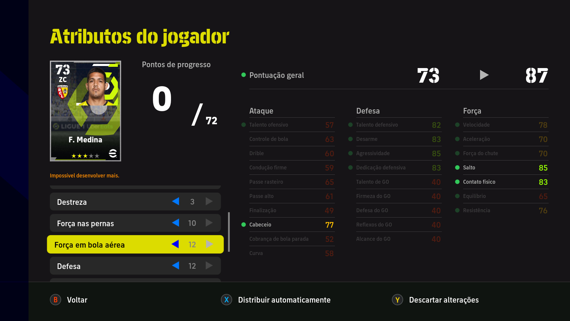 Medina Nível máximo